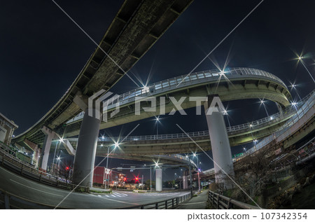 Night view of Sukematsu Junction Night view of Sukematsu Junction 107342354