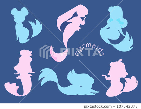 Siren Tail Illustrations ~ Stock Siren Tail Vectors