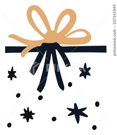 Elegant gift box with a bow, perfect for special occasions. 107342944