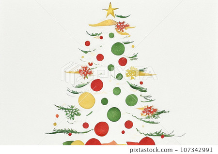 abstract christmas tree - Stock Illustration [107342991] - PIXTA