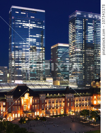 [東京千代田區/中央區]從東京車站到八重洲/京橋的夜景（2023年7月） 107343178