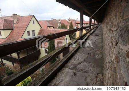 德國羅滕堡老城城牆（冬季） 107343462