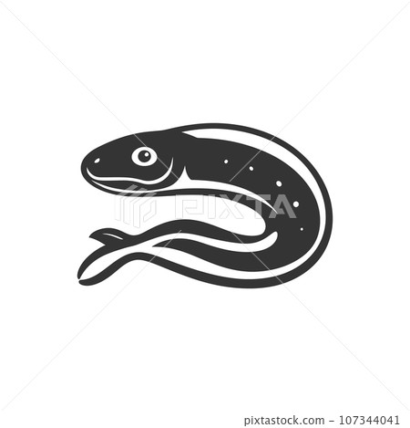 Electric eel icon Electric eel icon 107344041