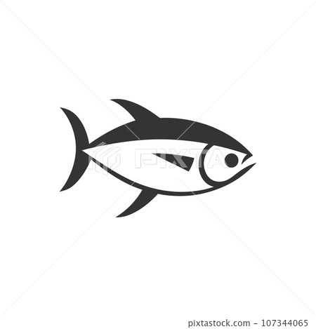 Tuna fish icon Tuna fish icon 107344065