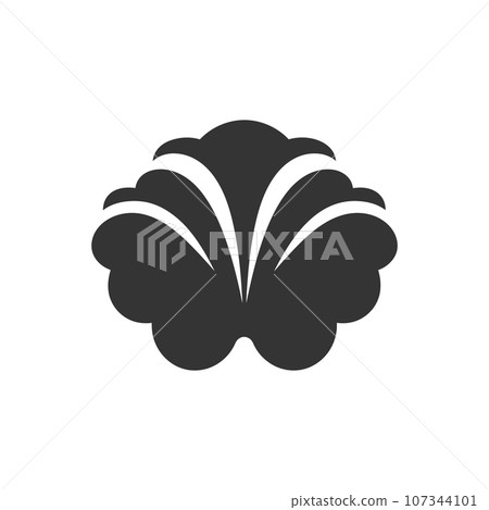 Giant clam icon Giant clam icon 107344101