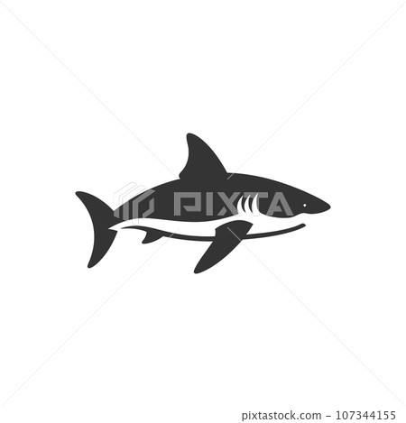 Hammerhead shark icon 107344155
