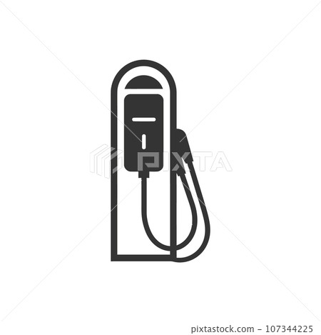 EV recharge station icon 107344225
