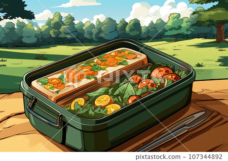 Lunch in nature 107344892