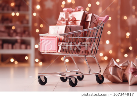 Birthday or anniversary gift concept 107344917