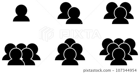 多用戶圖示設定黑色 107344954