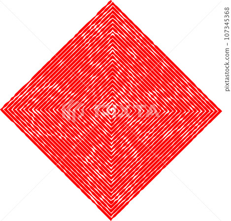 Abstract rhombus shape Abstract rhombus shape 107345368