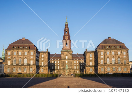 Christiansborg palace in Copenhagen, Denmark 107347180