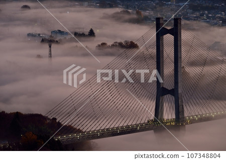 從繆斯公園看秩父盆地雲海 從繆斯公園看秩父盆地雲海 107348804