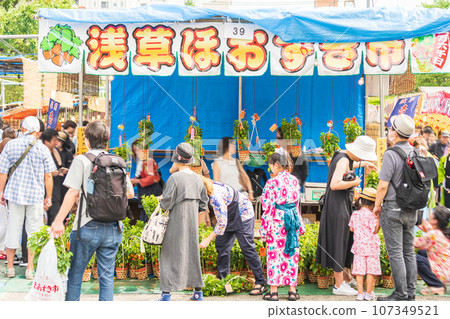 ``Tokyo'' Sensoji Temple 46,000 days ``Hozuki City'' scenery ``Tokyo'' Sensoji Temple 46,000 days ``Hozuki City'' scenery 107349521