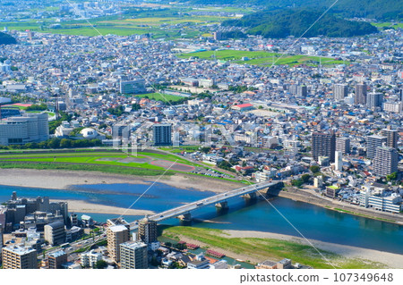 Summer view from Gifu Castle 107349648