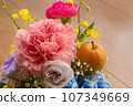 粉紅色花束 慶祝母親節 生日 康乃馨 107349669