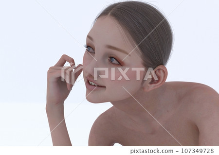 年輕女子的美麗形象 年輕女子的美麗形象 107349728