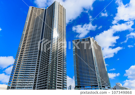 東京中央區勝哄市公園塔勝哄中、公園塔勝哄南的城市景觀 107349868