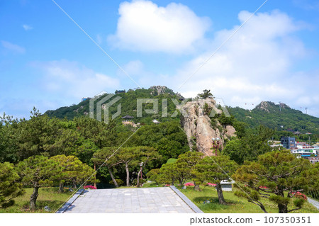 [韓國木浦市] 從城市公園看儒達山 107350351