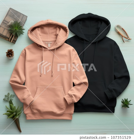 Blank t shirt mockup. Template blank shirt top view. background with composition frame. AI Generative. 107351529