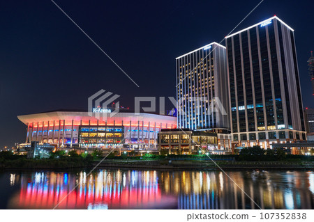 City night view Yokohama Commercial facilities/music terrace near Yokohama Station 107352838