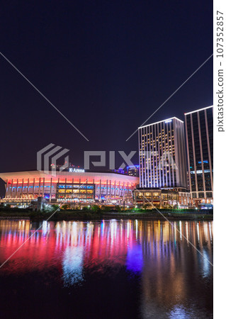City night view Yokohama Commercial facilities/music terrace near Yokohama Station 107352857