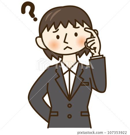 一個穿西裝的女人想知道 一個穿西裝的女人想知道 107353922