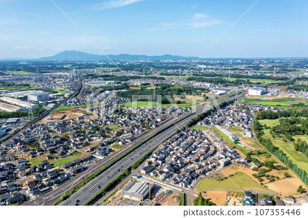 Joban Expressway and Tsukuba Express near Midorino Station (Tsukuba City, Ibaraki Prefecture) Joban Expressway and Tsukuba Express near Midorino Station (Tsukuba City, Ibaraki Prefecture) 107355446