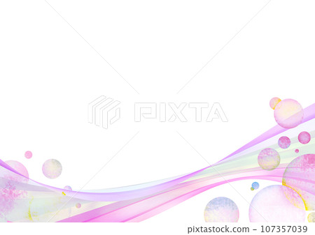 Pink bubble and streamline background material 107357039