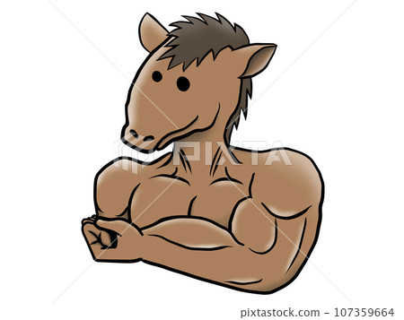 Macho horse_facing left 107359664