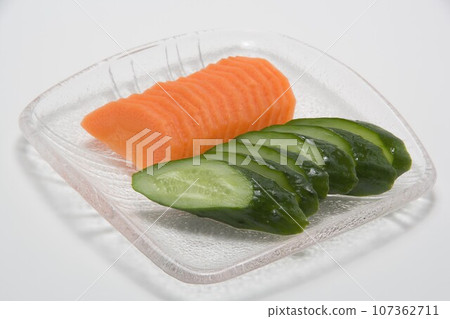 Pickled carrots and cucumbers Pickled carrots and cucumbers 107362711