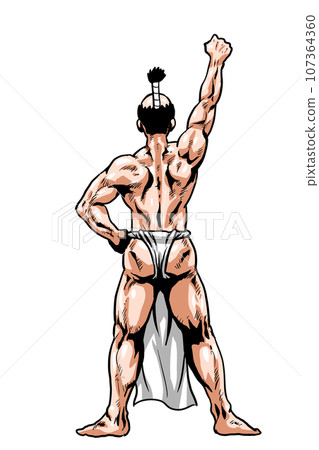 一隻手舉起的腰布圖 107364360