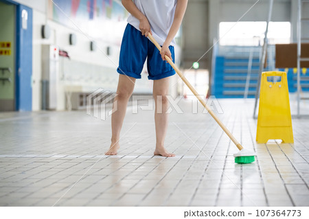 A scene at the pool 107364773