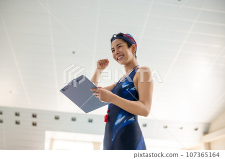 A scene at the pool A scene at the pool 107365164