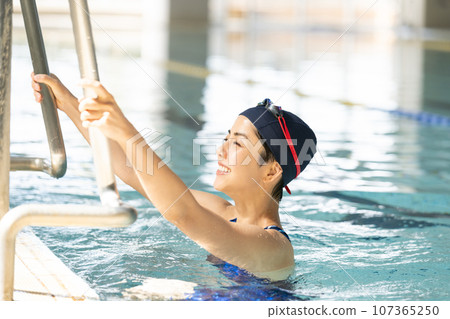 At the pool facility 107365250