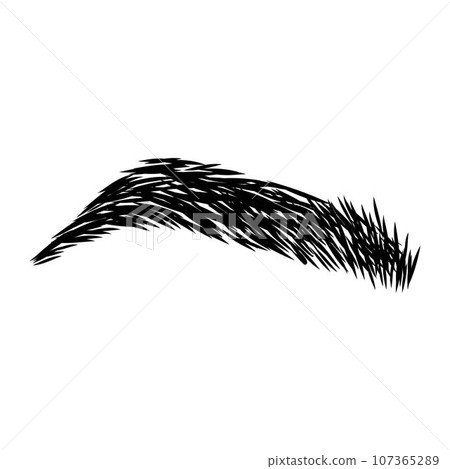Eyebrow design logo. Vector brow. Minimalism. 107365289