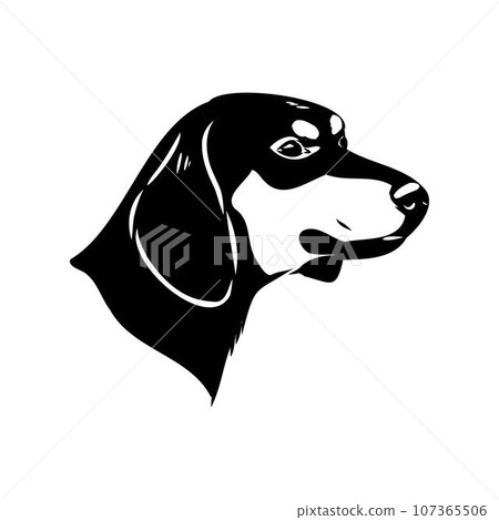 Austrian Black and Tan Hound austrian brandlbracke vector Austrian Black and Tan Hound austrian brandlbracke vector 107365506