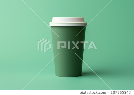 Mock up of Disposable Coffee Cups Tea Cups Paper cup Mock up of Disposable Coffee Cups Tea Cups Paper cup 107365543