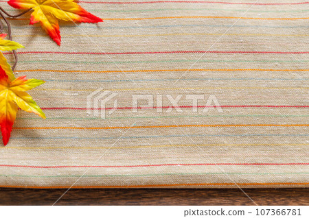 Autumn colored placemats Autumn colored placemats 107366781