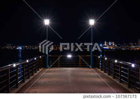 Evening view of Hakodate Nishi Wharf Evening view of Hakodate Nishi Wharf 107367173