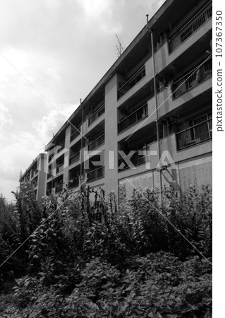 Showa housing complex awaiting demolition Showa housing complex awaiting demolition 107367350
