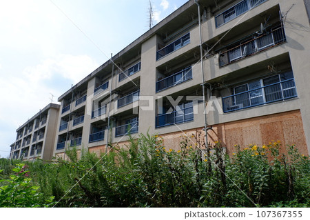 abandoned housing complex 107367355