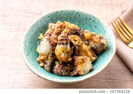 Stir-fried octopus with garlic Stir-fried octopus with garlic 107368226