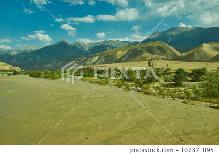 New North-South route, Kyrgyzstan. 107371095