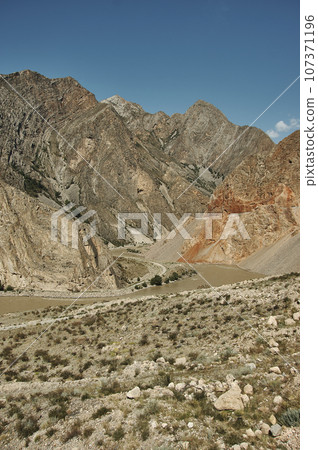 New North-South route, Kyrgyzstan. 107371196