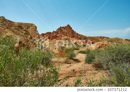 Fairy Tale Canyon. Kyrgyzstan.Central Asia 107371212