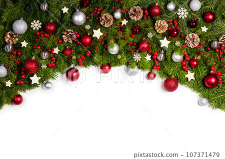 Christmas decoration frame Christmas decoration frame 107371479