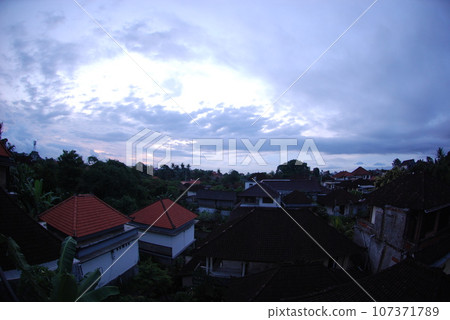 Sky over Ubud, Bali, Indonesia, Southeast Asia 107371789