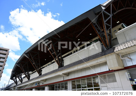 West exit of Nijo Station on the Sanin Main Line 107372076