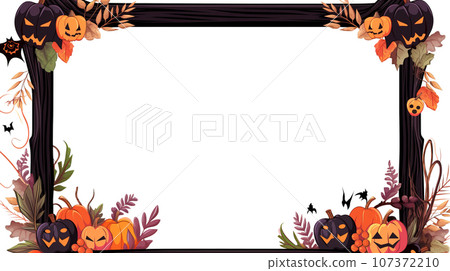 Halloween decorative frame α-less Halloween decorative frame α-less 107372210